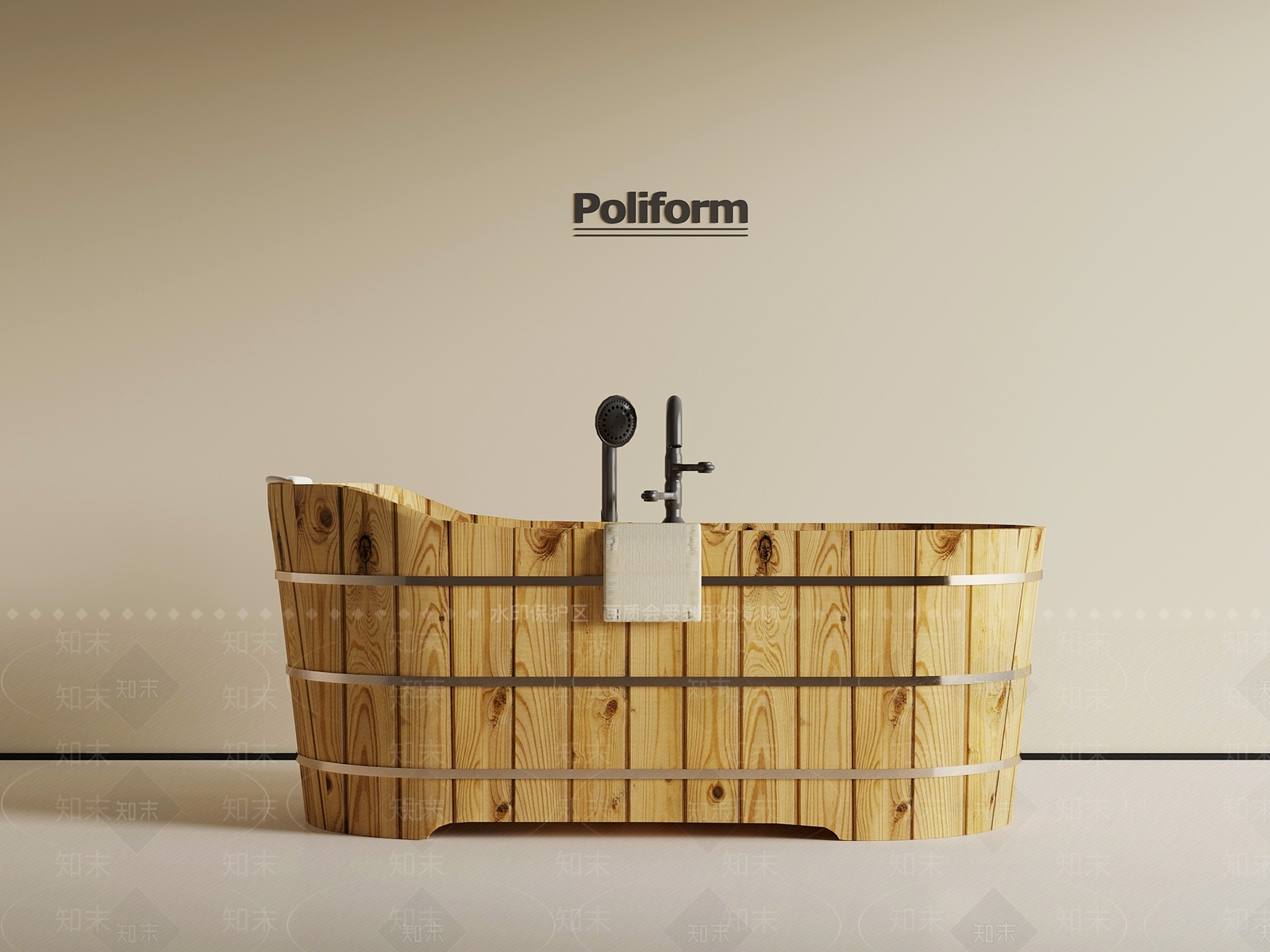 浴缸3D模型下载【ID:1191670773】
