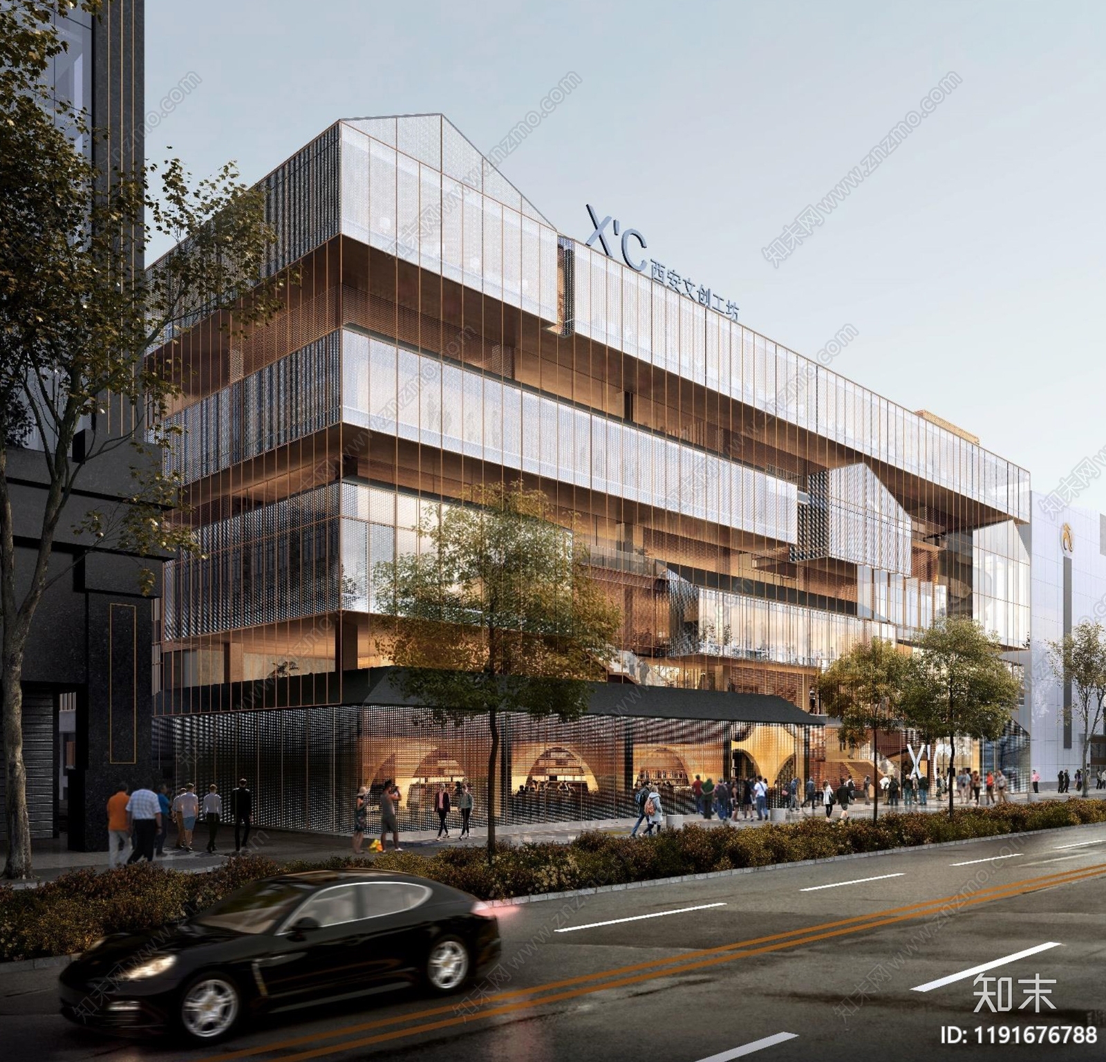 现代办公楼下载【ID:1191676788】