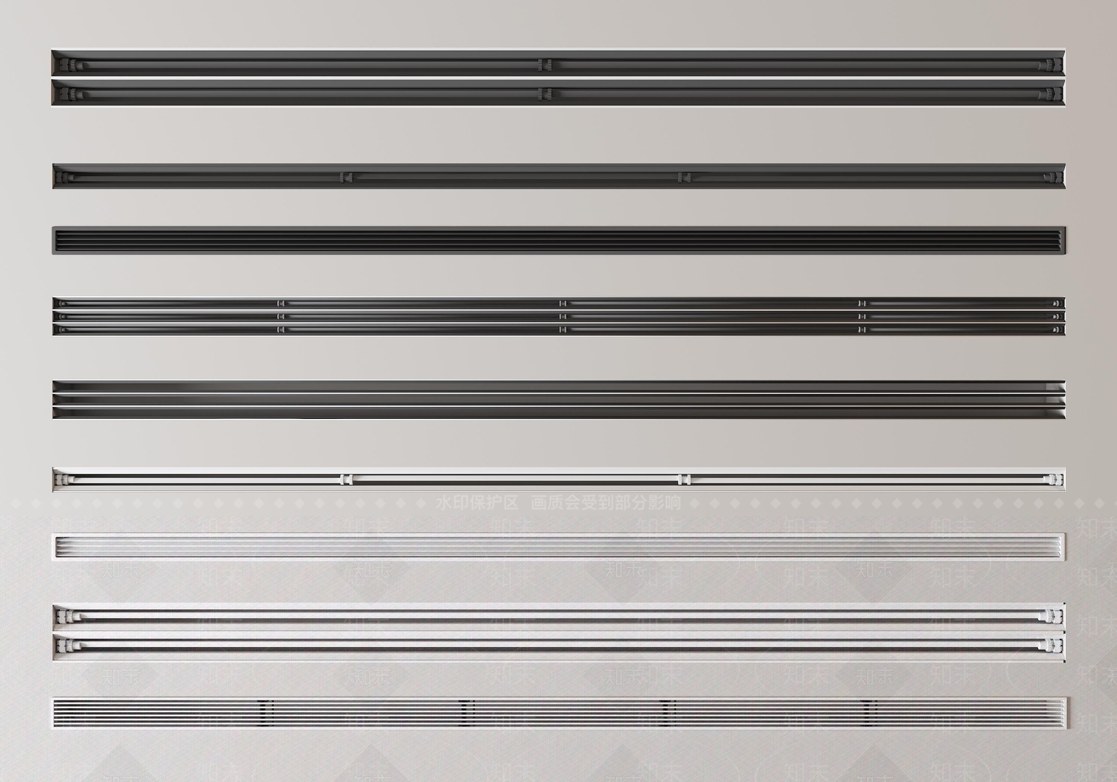 空调出风口3D模型下载【ID:1191681205】