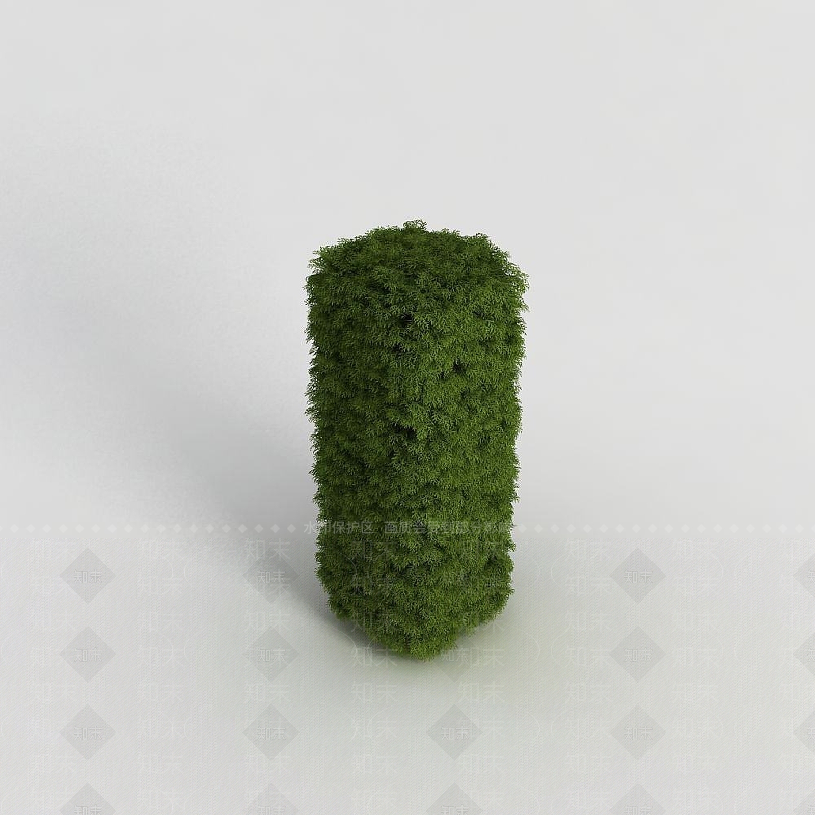 现代圆柱型灌木3D模型下载【ID:1191683081】