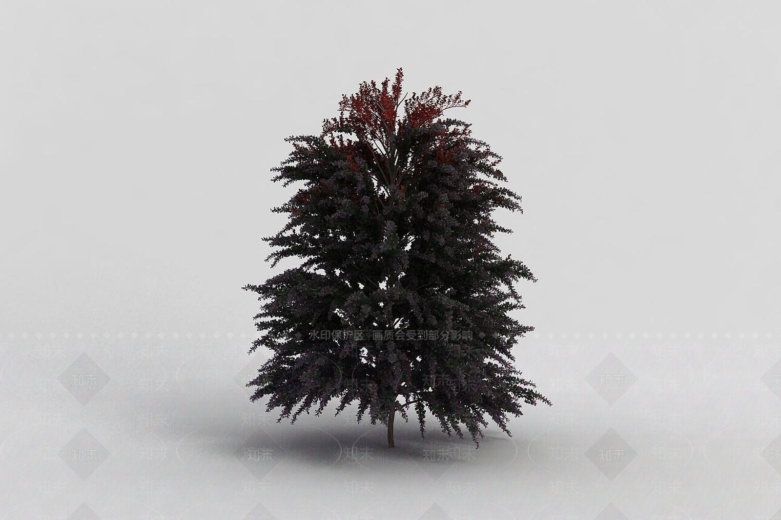 现代户外园林灌木丛3D模型下载【ID:1191683681】