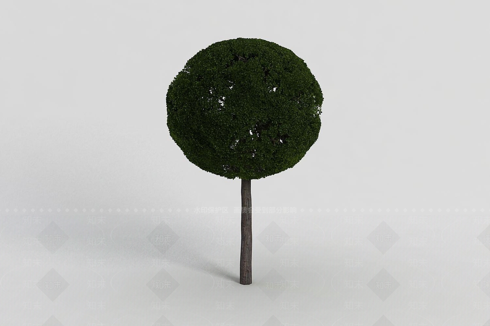 现代户外园林灌木丛3D模型下载【ID:1191683748】