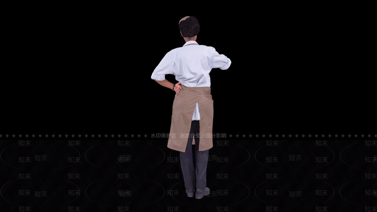 现代女服务员3D模型下载【ID:1191686689】