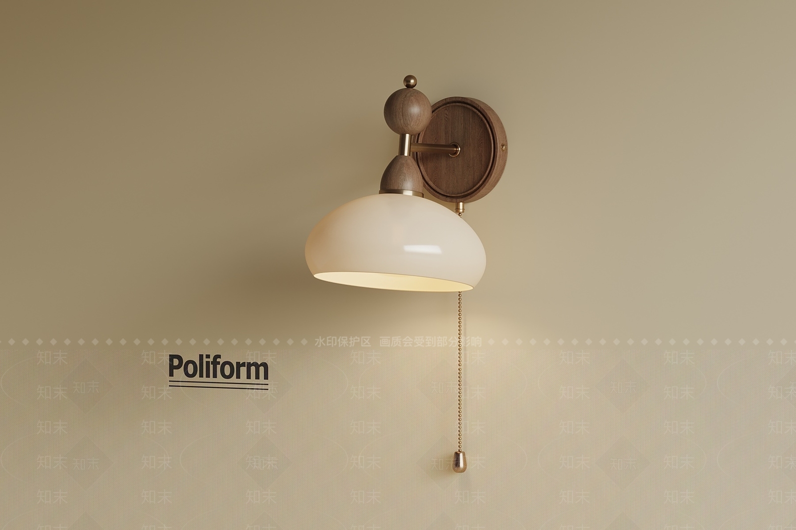 法式复古床头壁灯3D模型下载【ID:1191688224】