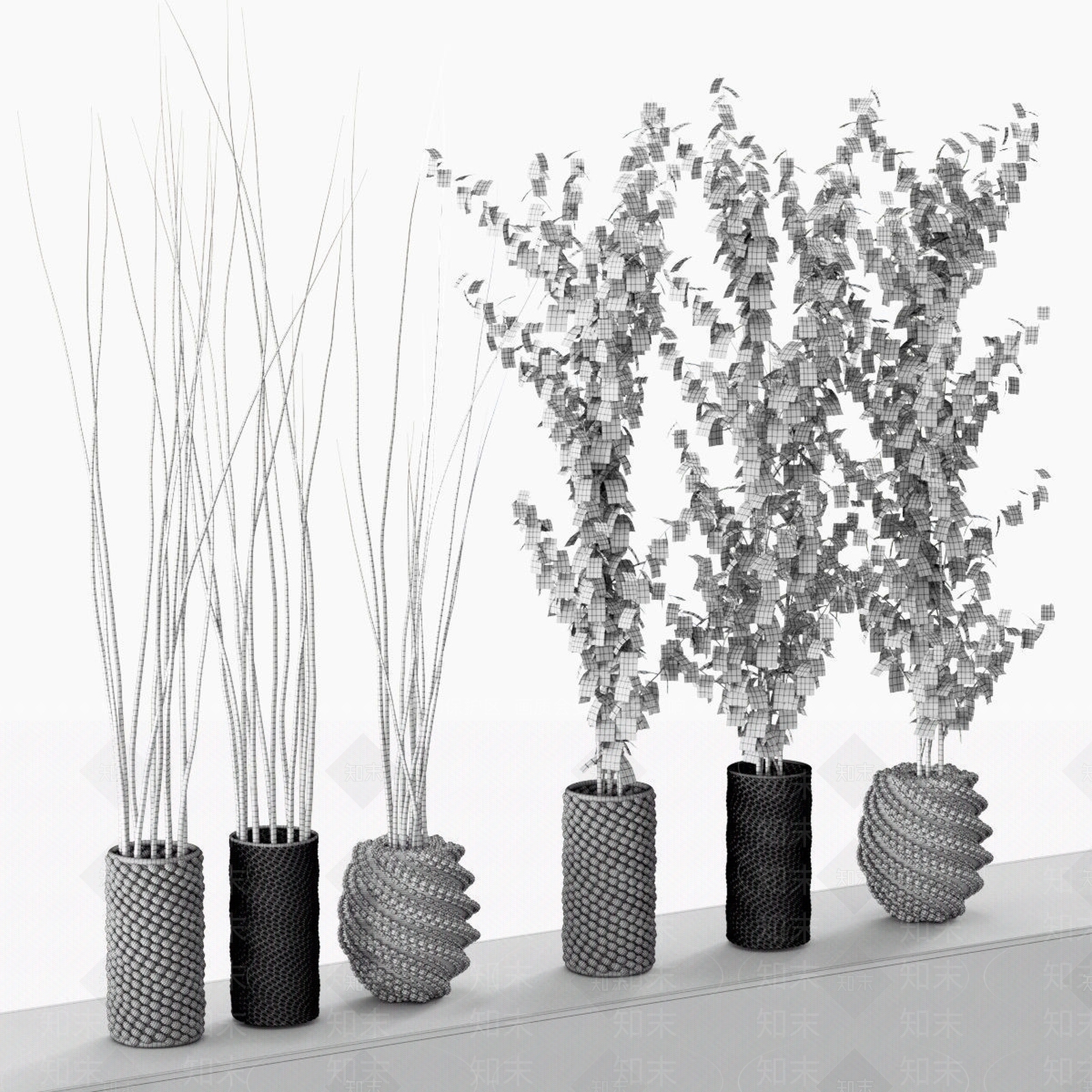 盆栽3D模型下载【ID:1191689357】