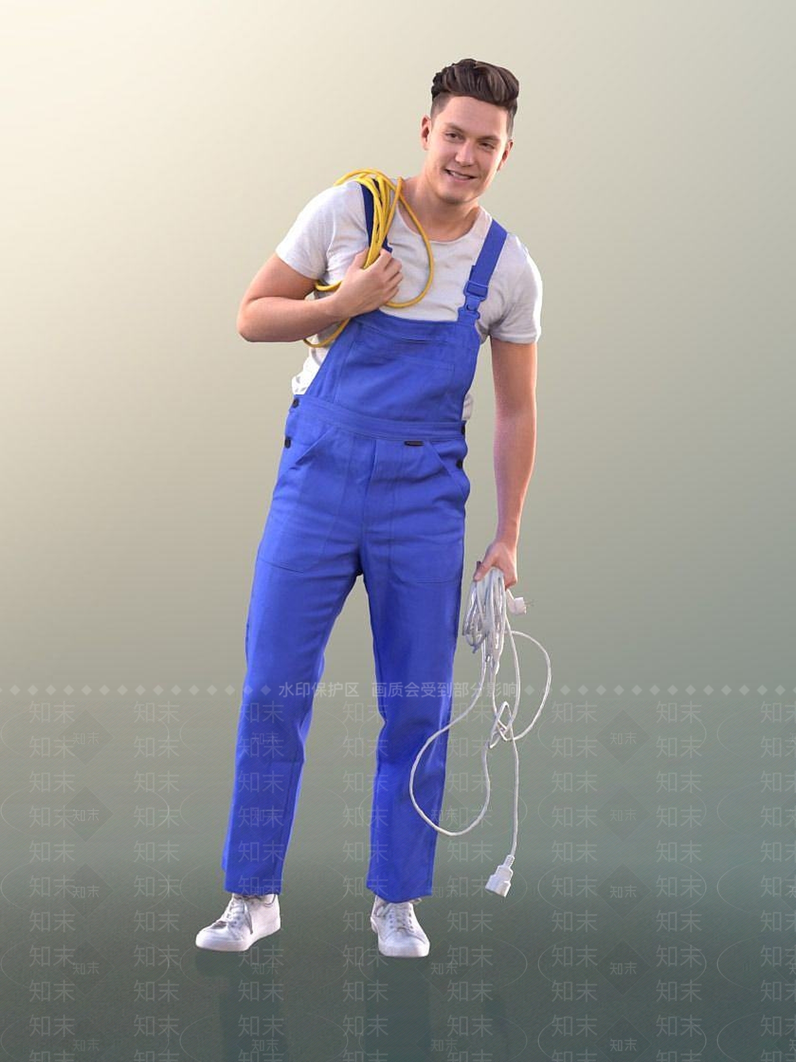 现代服务人员3D模型下载【ID:1191689520】
