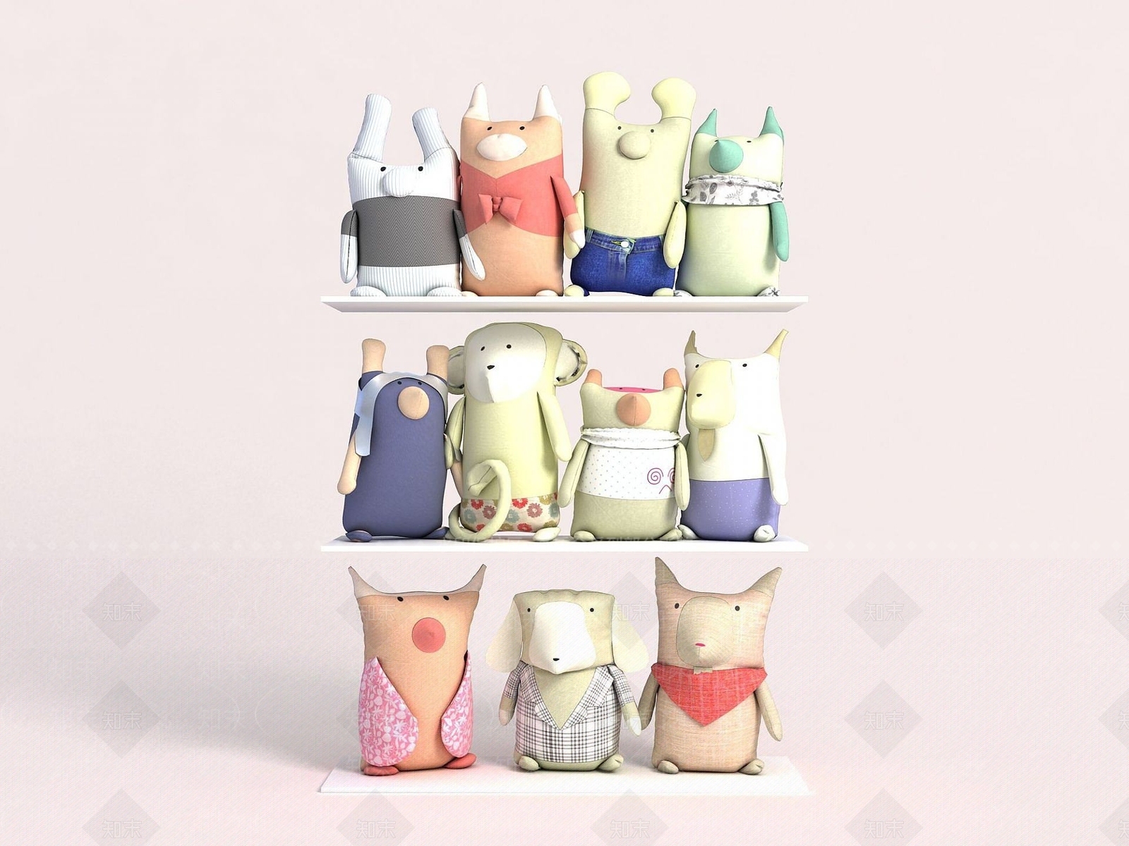 现代儿童玩具3D模型下载【ID:1191690577】