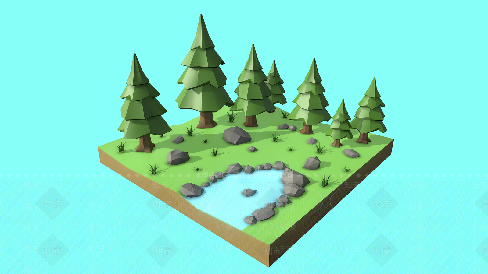 景观树3D模型下载【ID:1191693413】