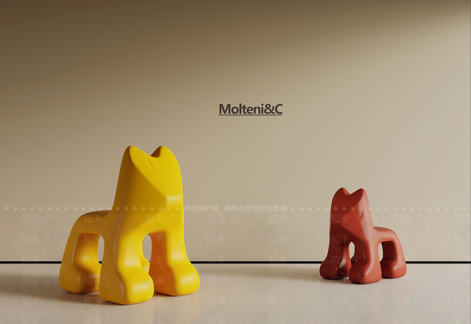 现代儿童椅SU模型下载【ID:1191698060】