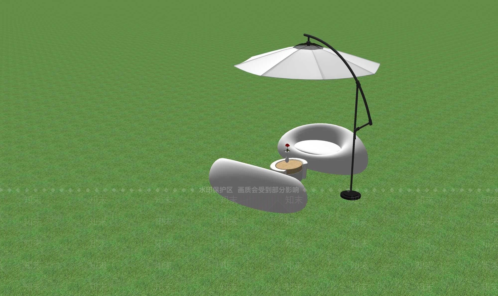 现代卡座沙发SU模型下载【ID:1191708507】