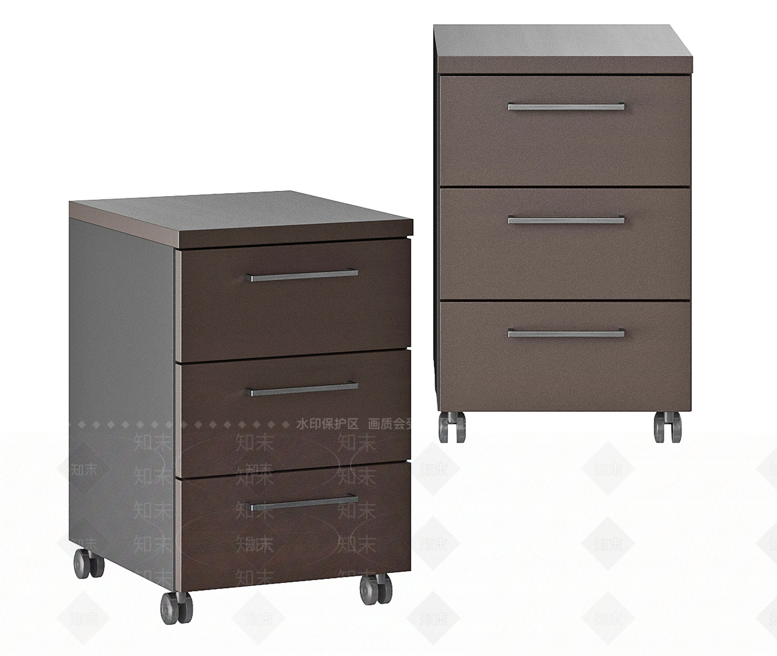 意式中古床头柜3D模型下载【ID:1191710166】