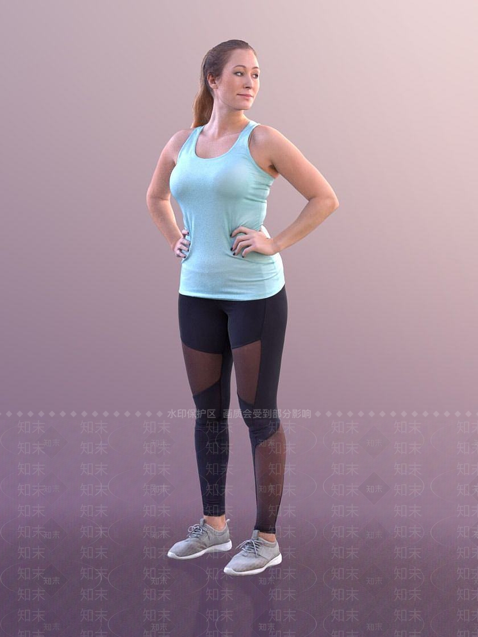 现代运动人物3D模型下载【ID:1191710559】