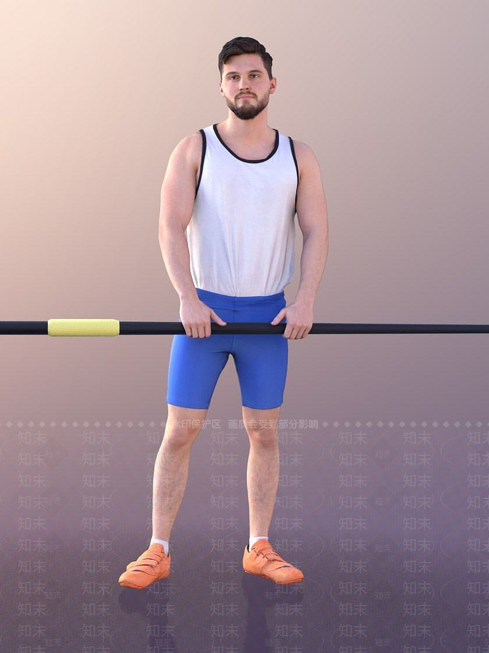 现代运动人物3D模型下载【ID:1191710750】