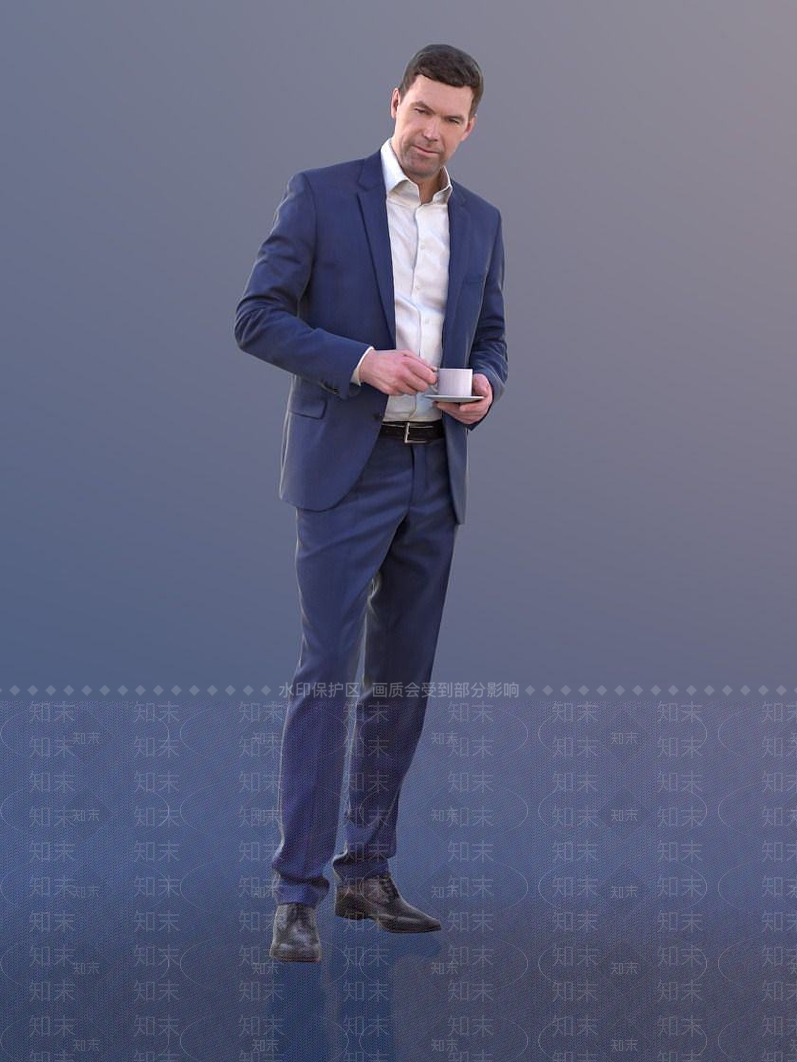 现代商务人物3D模型下载【ID:1191712373】