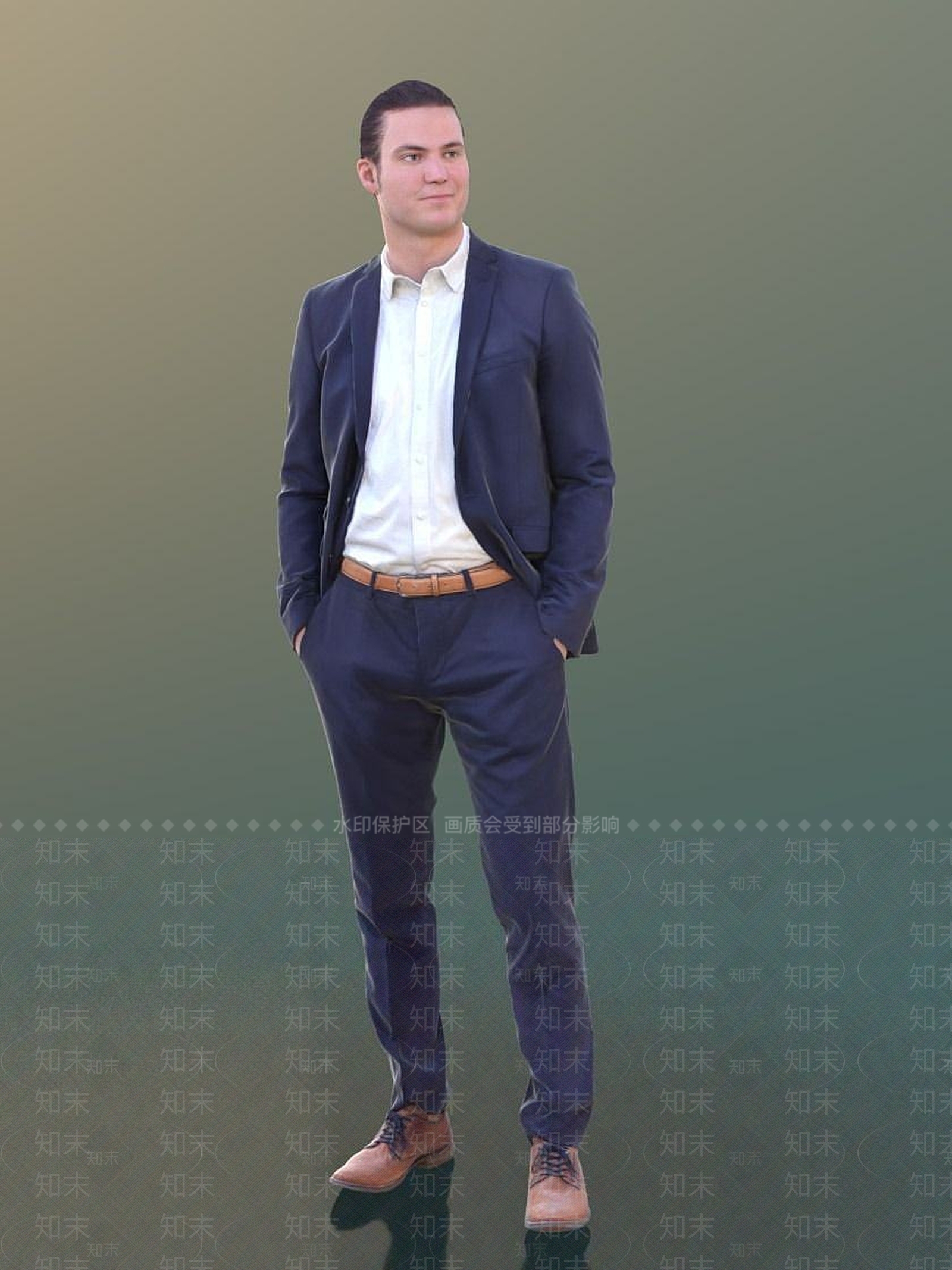 现代商务人物3D模型下载【ID:1191712491】