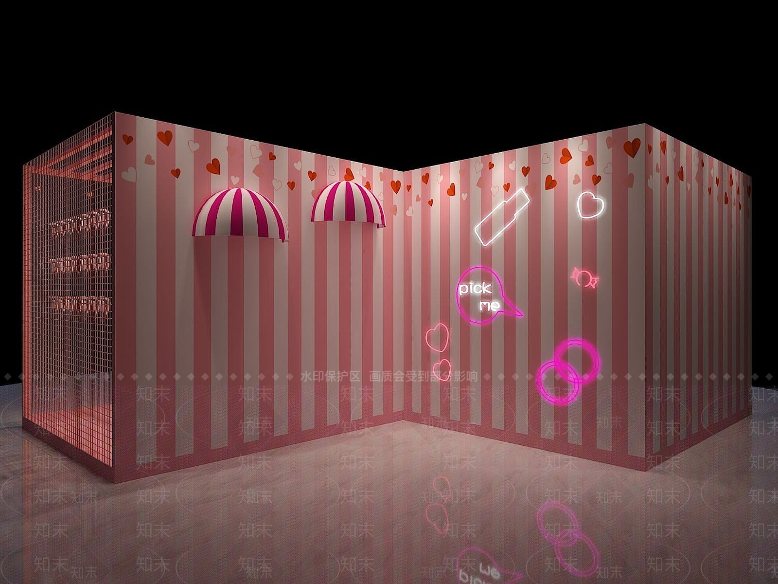 现代网红创意装饰3D模型下载【ID:1191712402】