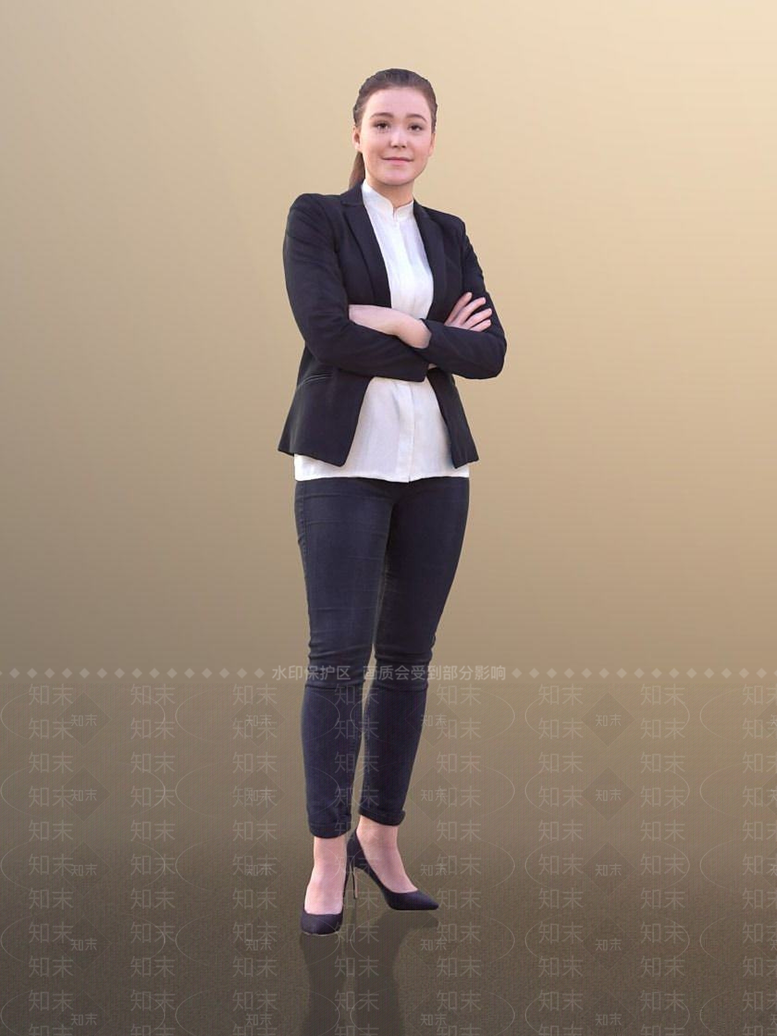 现代商务人物3D模型下载【ID:1191712599】