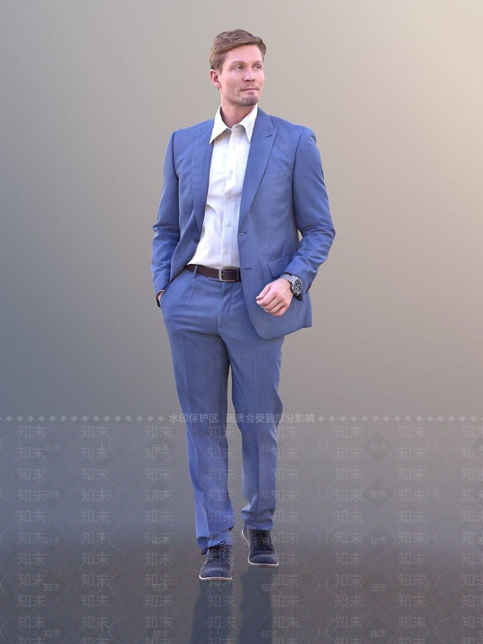 现代商务人物3D模型下载【ID:1191712866】