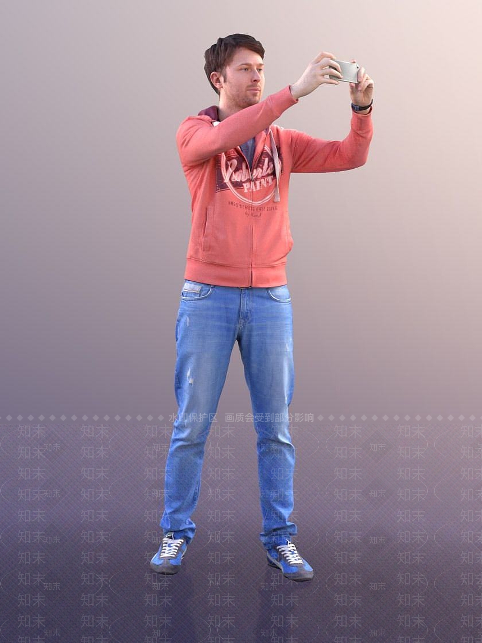 现代手机vr人物3D模型下载【ID:1191713161】