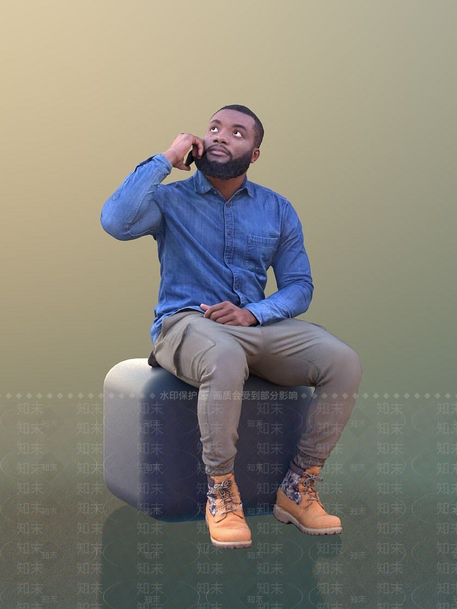 现代手机vr人物3D模型下载【ID:1191714613】