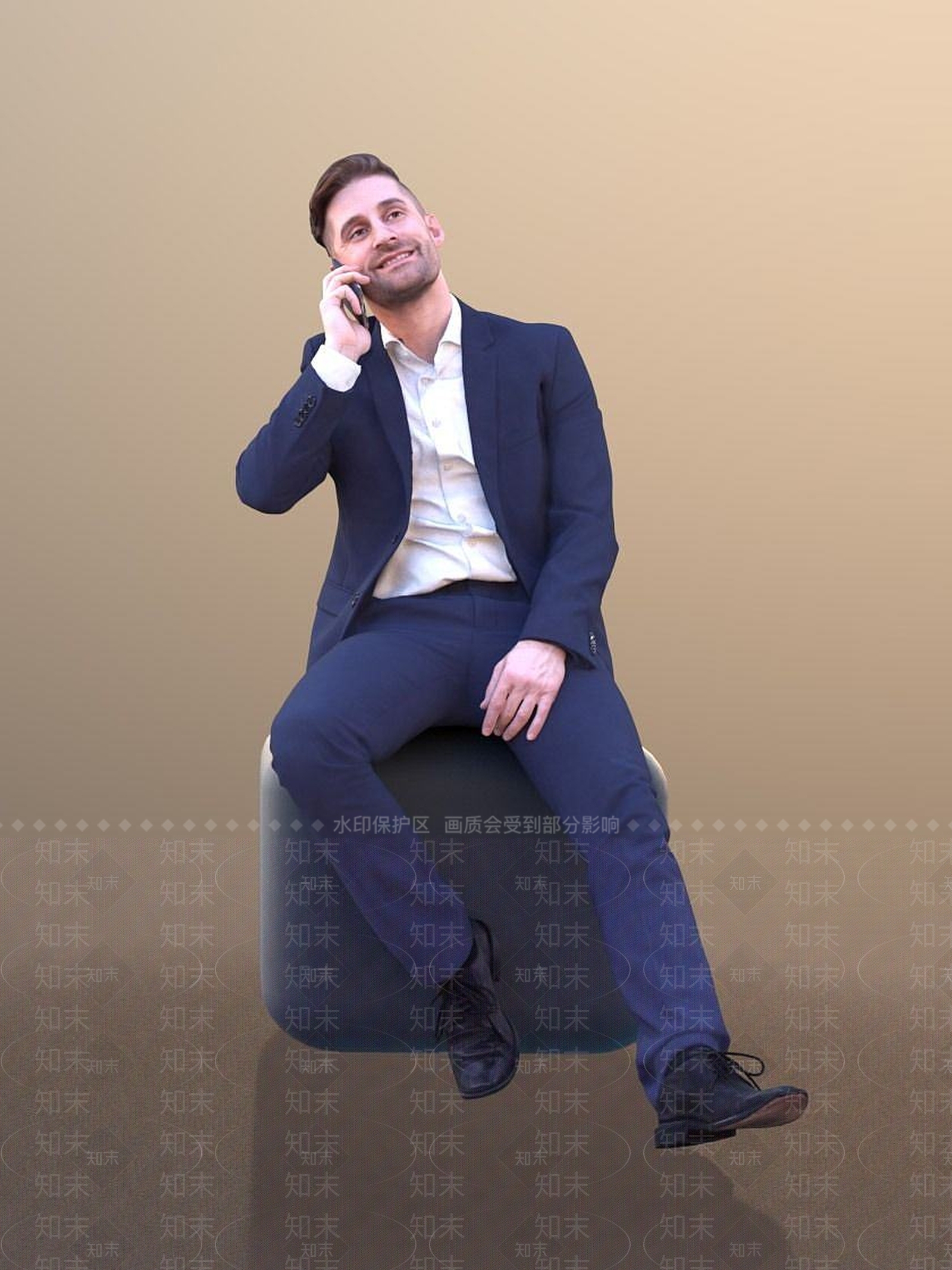 现代手机vr人物3D模型下载【ID:1191714770】