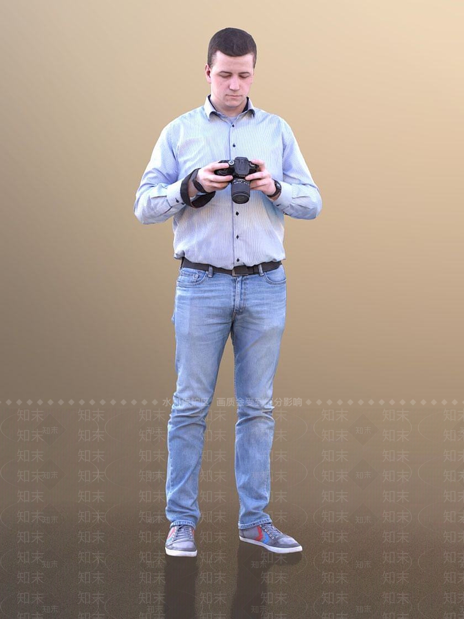 现代手机vr人物3D模型下载【ID:1191714799】