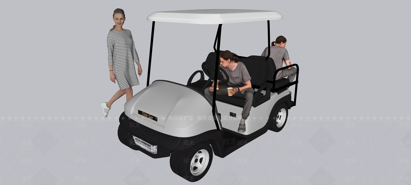 电动车SU模型下载【ID:1191715359】