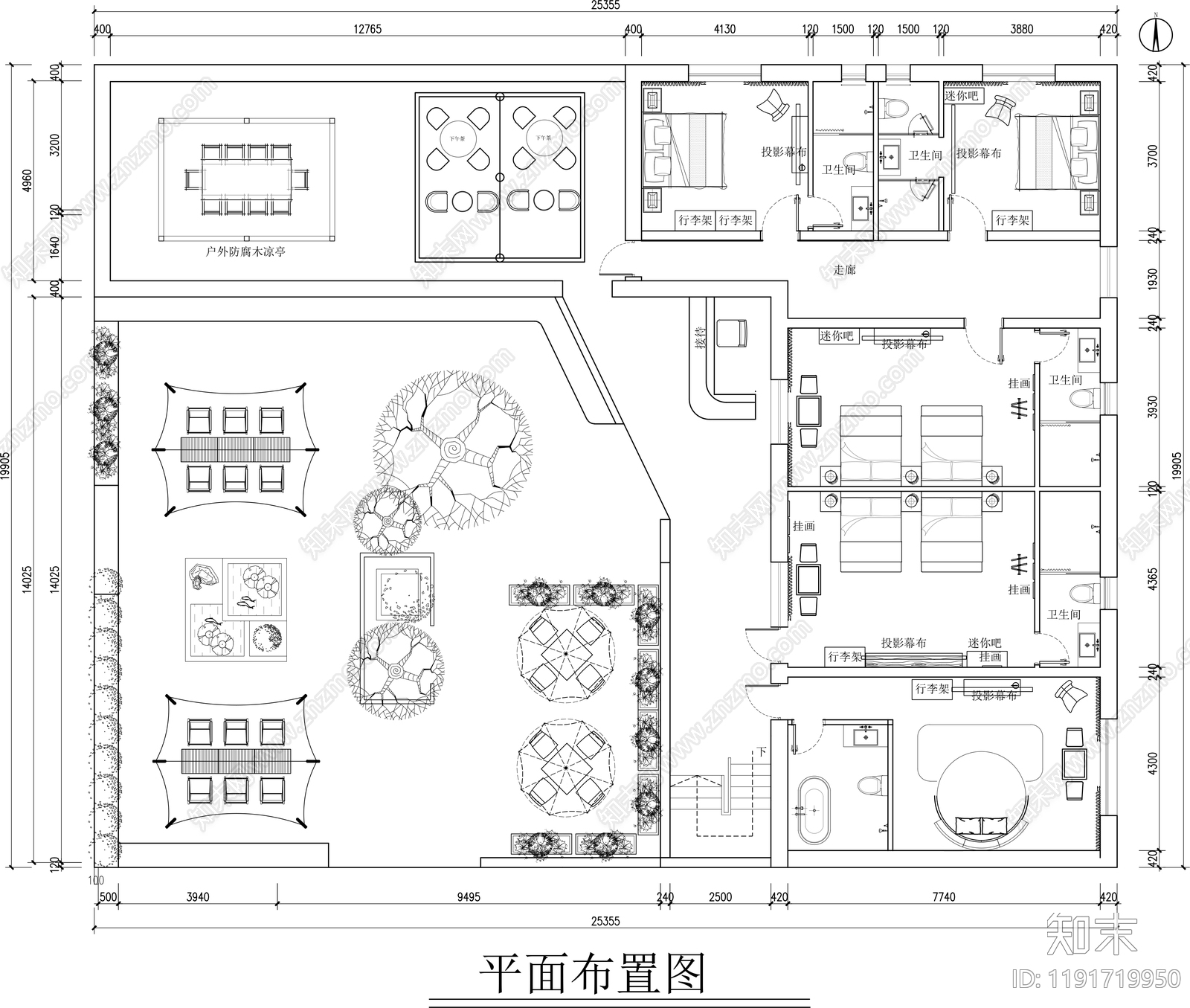 民宿施工图下载【ID:1191719950】