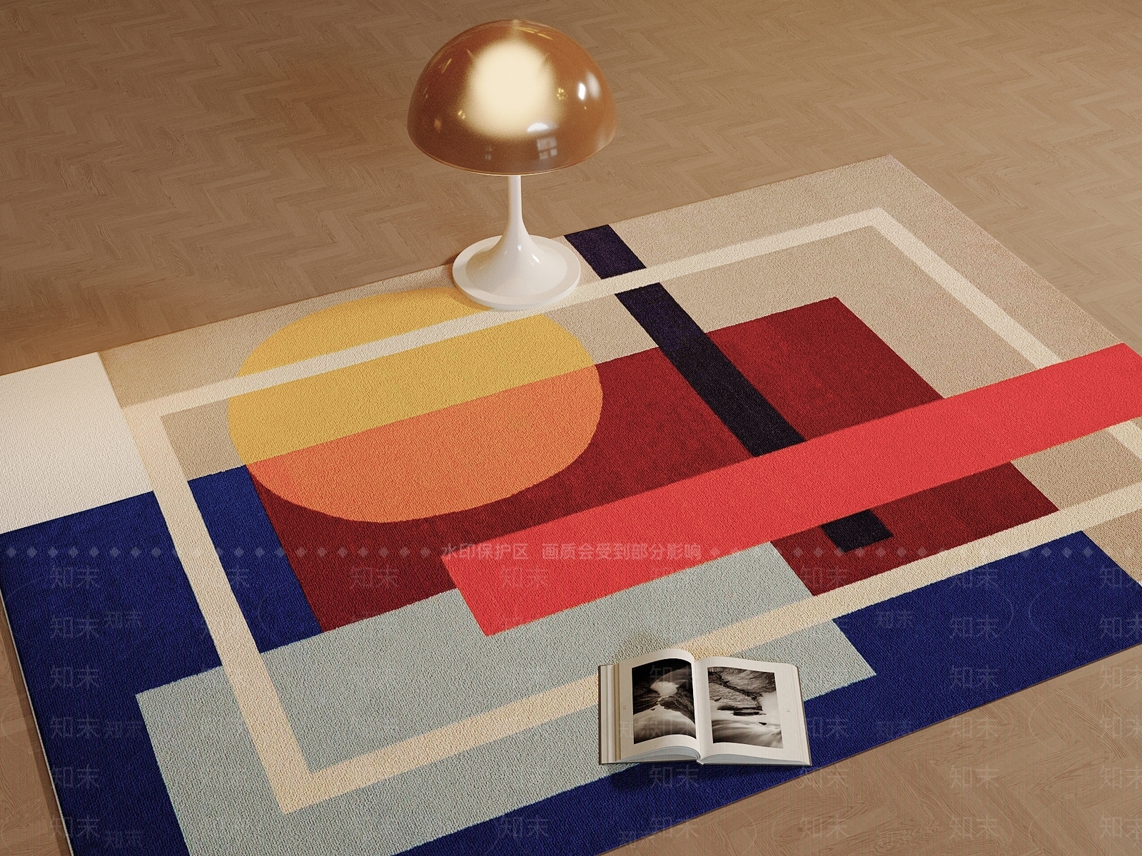 现代工业地毯3D模型下载【ID:1191721859】