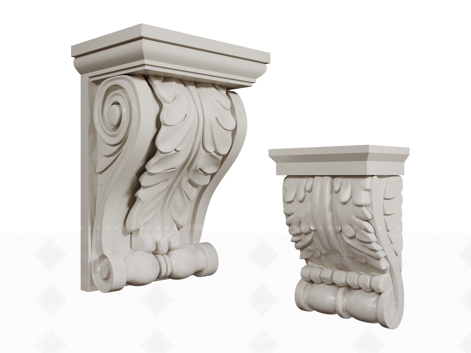 法式欧式柱子SU模型下载【ID:1191725211】
