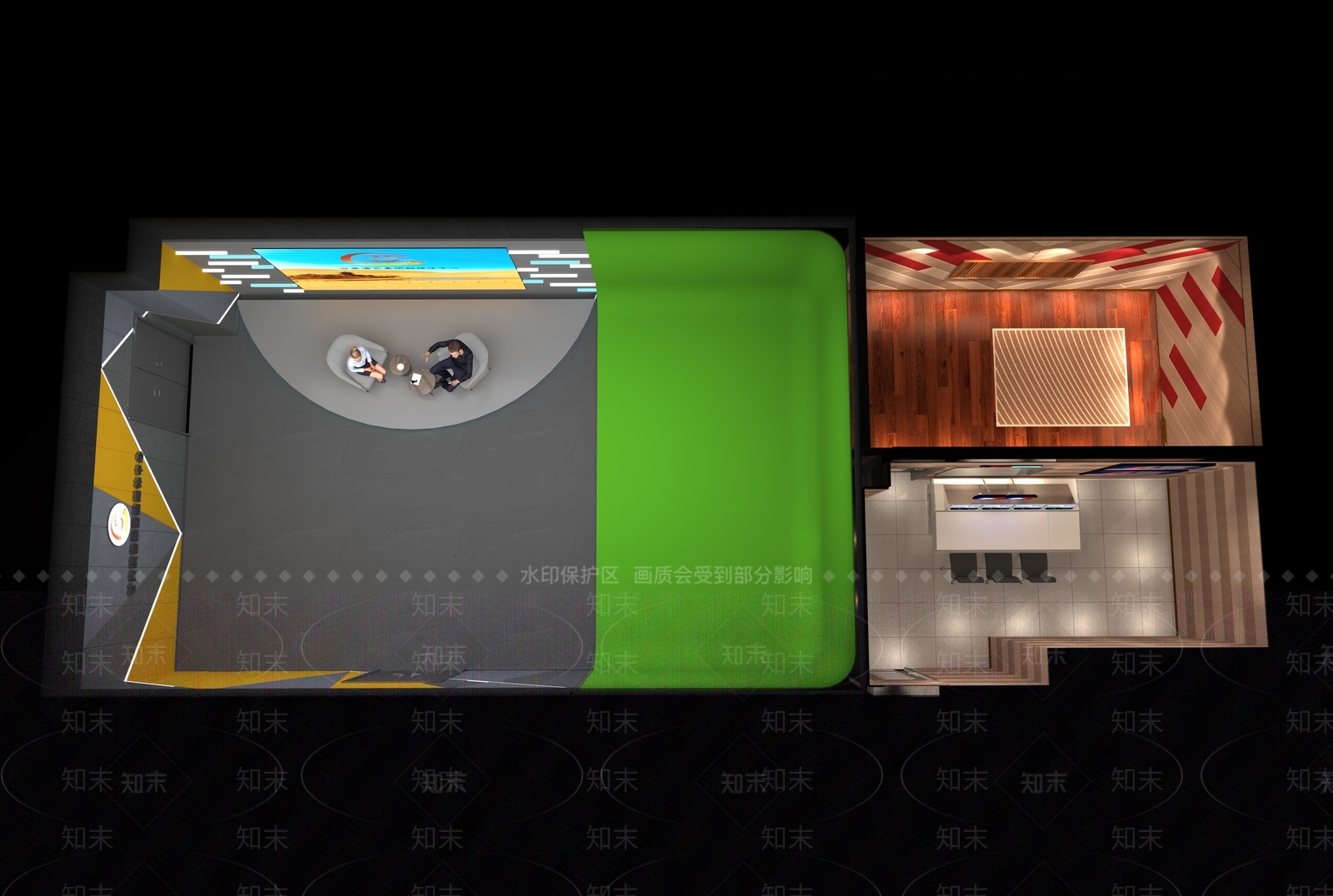 现代舞台3D模型下载【ID:1191728331】