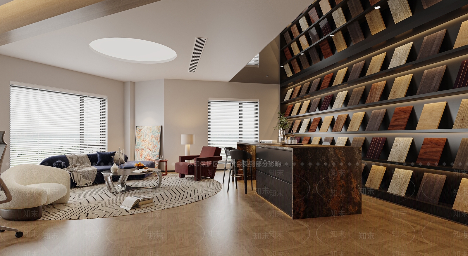 现代家具展厅3D模型下载【ID:1191728716】