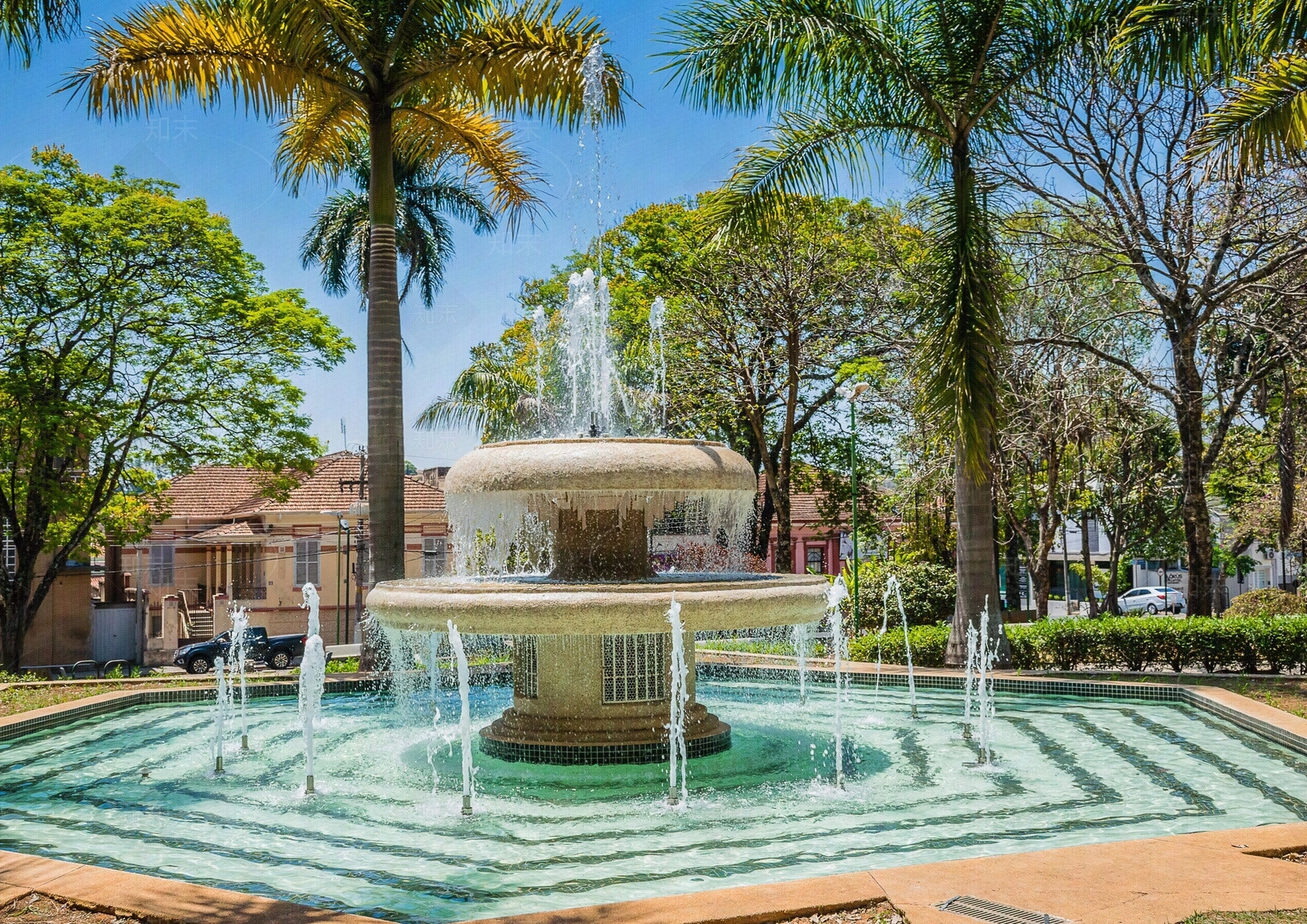 现代轻奢小区外景贴图下载【ID:1191739949】