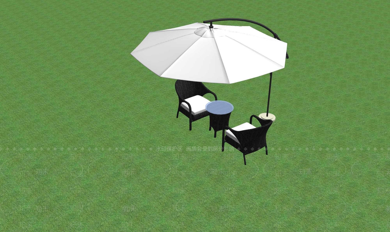 现代休闲桌椅SU模型下载【ID:1191745382】