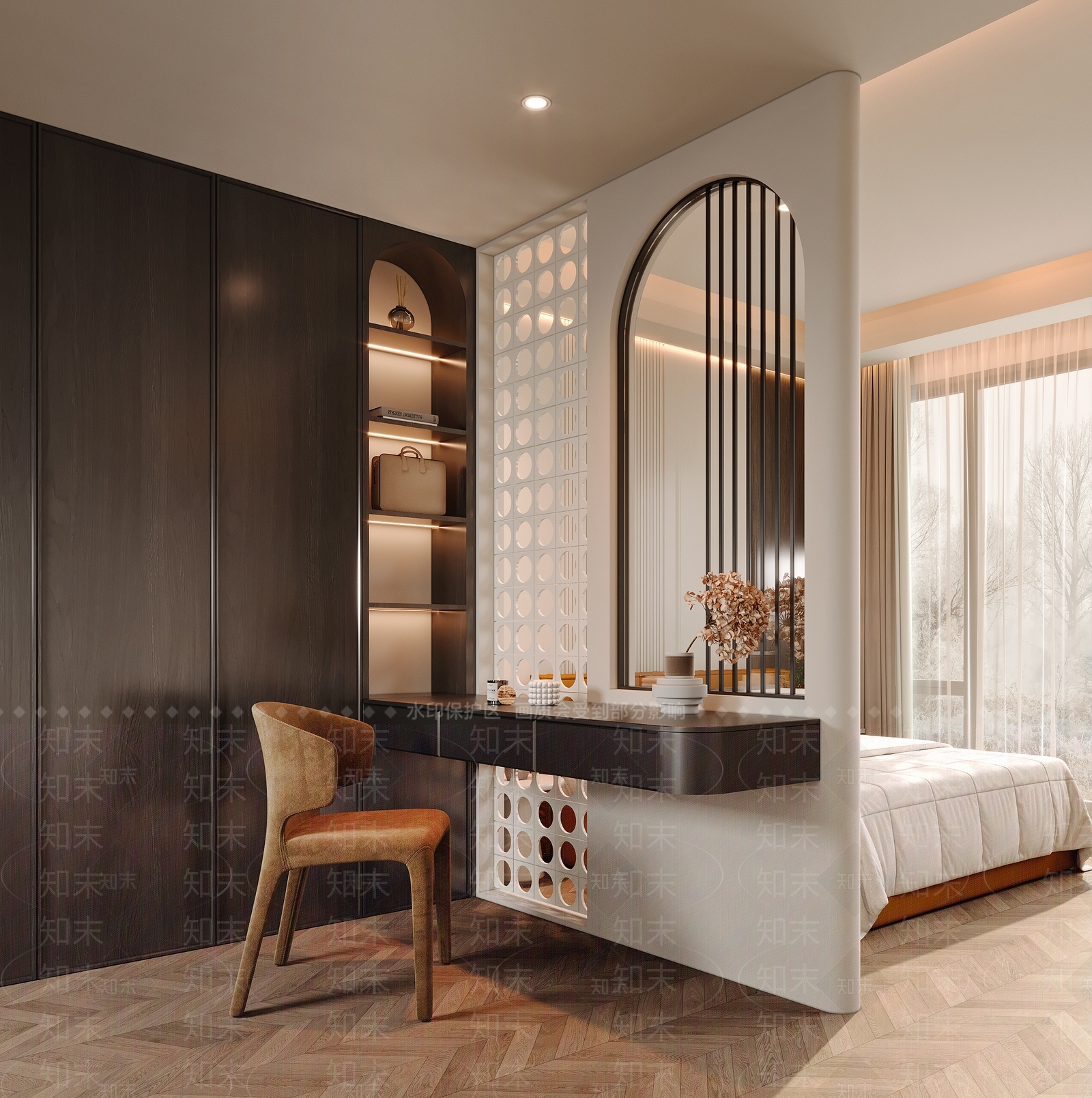 现代意式衣帽间3D模型下载【ID:1191748668】