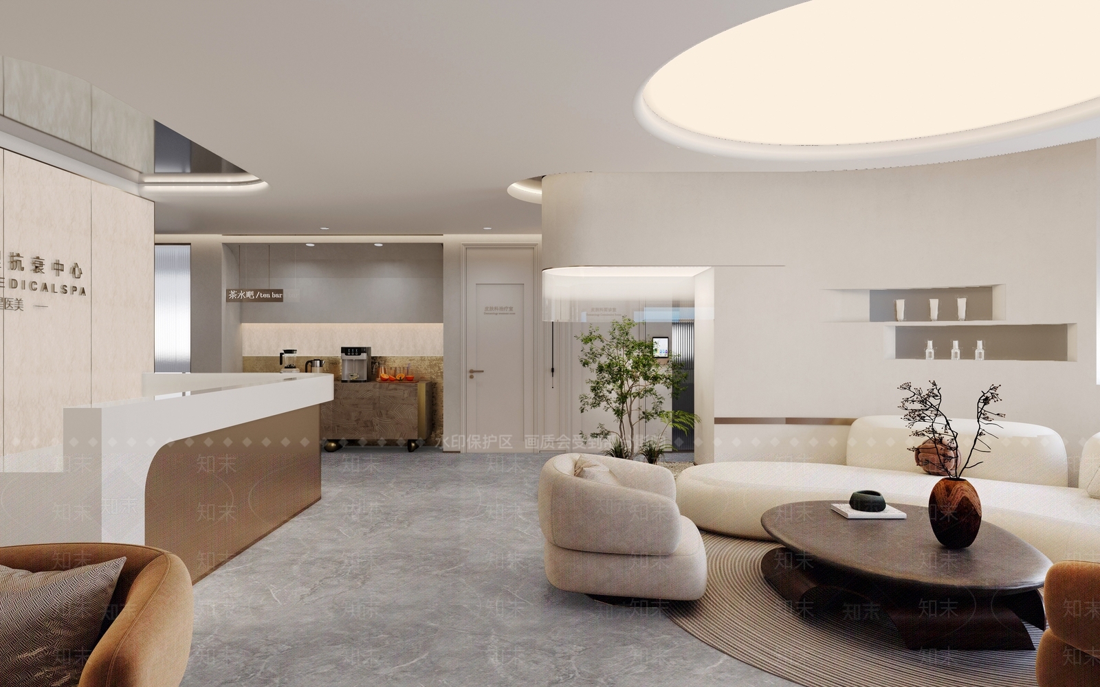 现代法式其他公共空间3D模型下载【ID:1191752692】