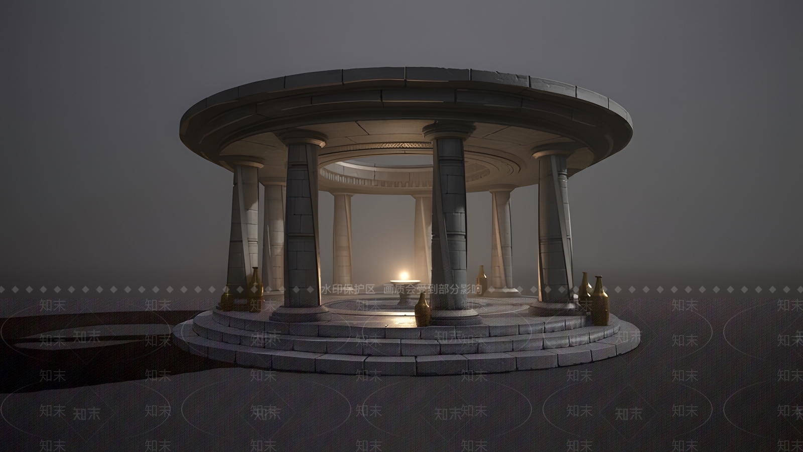 欧式古建3D模型下载【ID:1191756276】