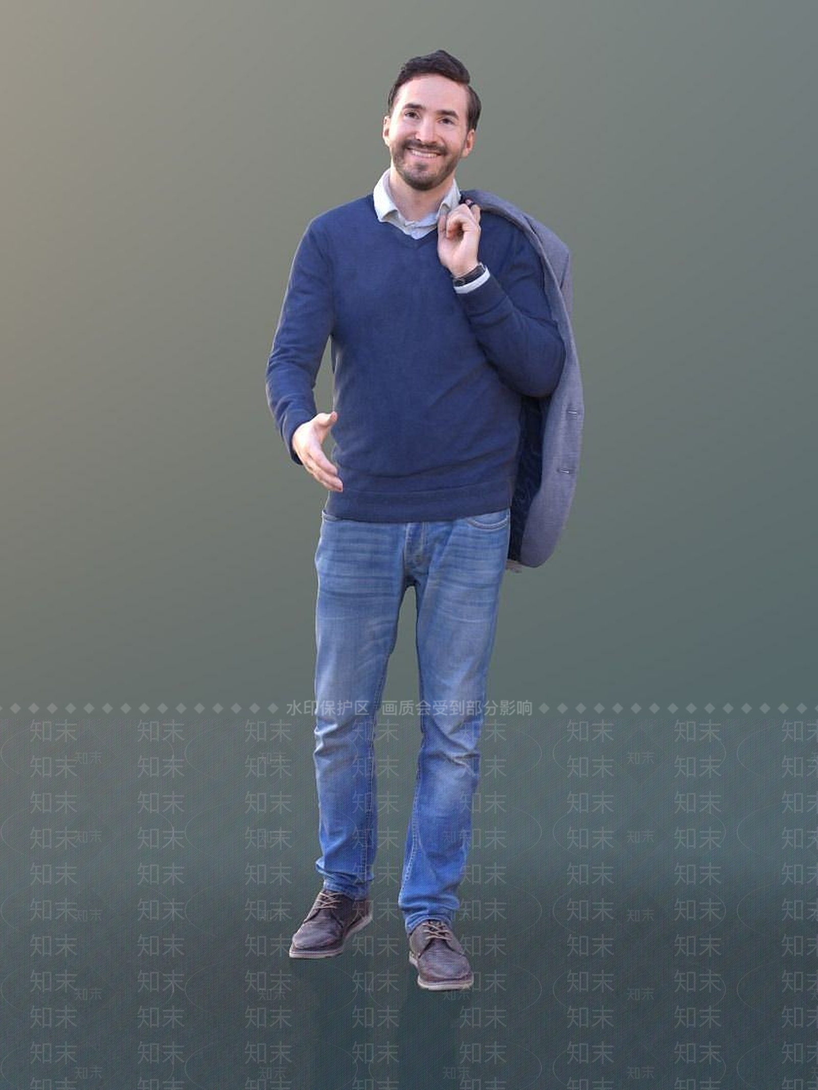 现代休闲人物3D模型下载【ID:1191758452】