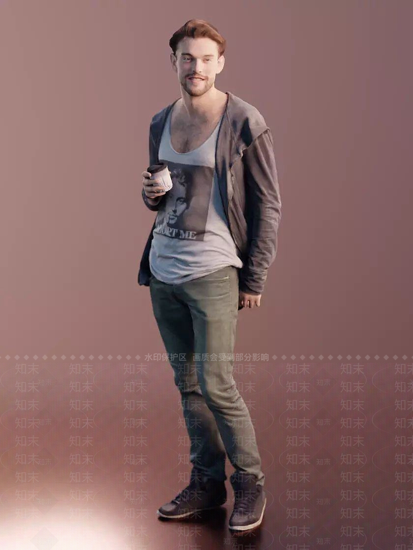 现代休闲人物3D模型下载【ID:1191758800】