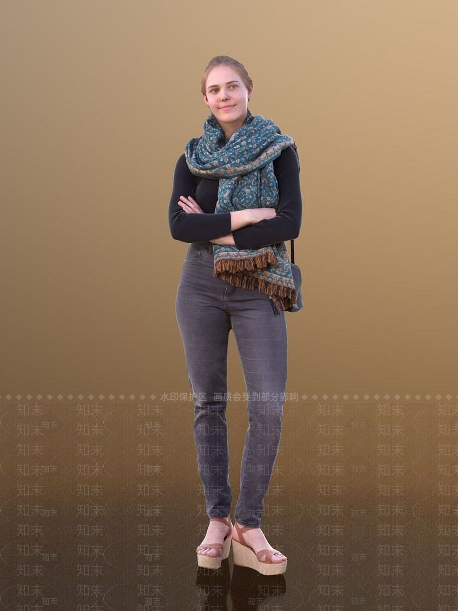 现代休闲人物3D模型下载【ID:1191758914】