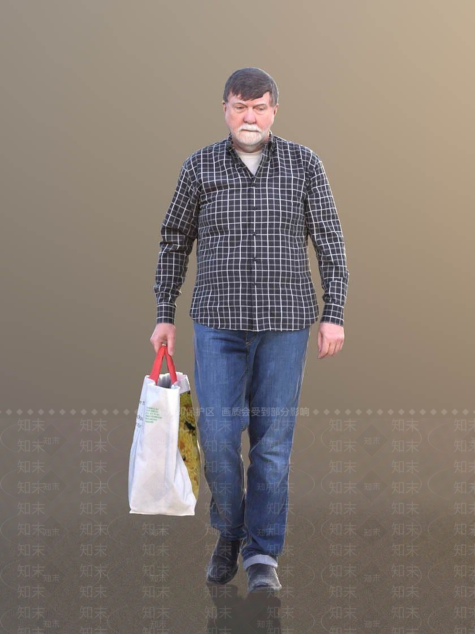 现代休闲人物3D模型下载【ID:1191759026】