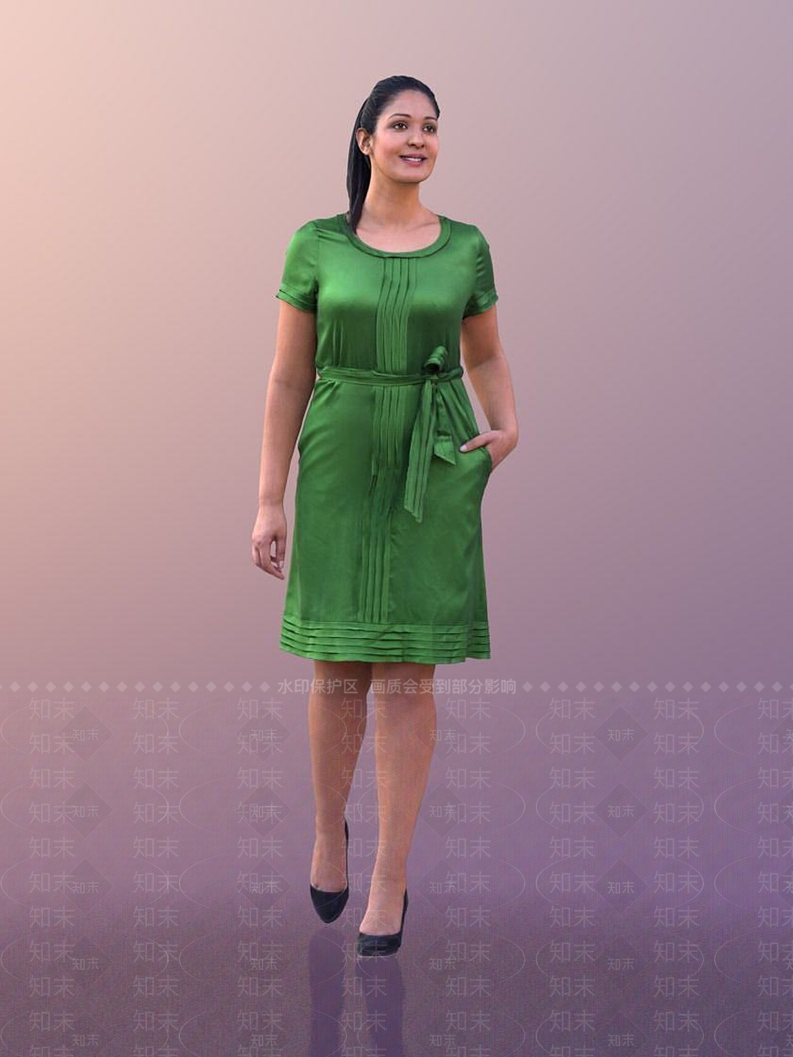现代休闲人物3D模型下载【ID:1191759270】