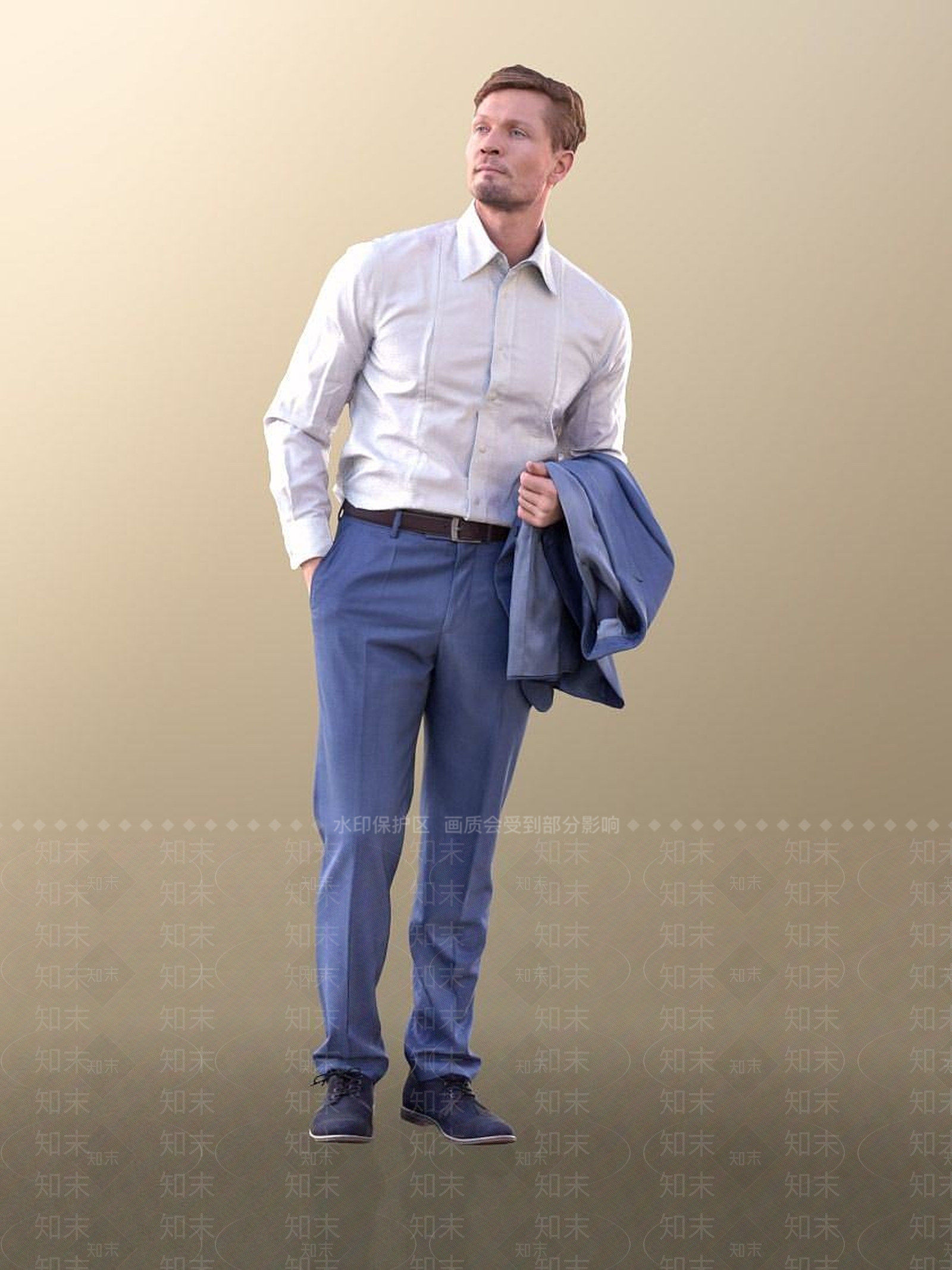 现代休闲人物3D模型下载【ID:1191759463】