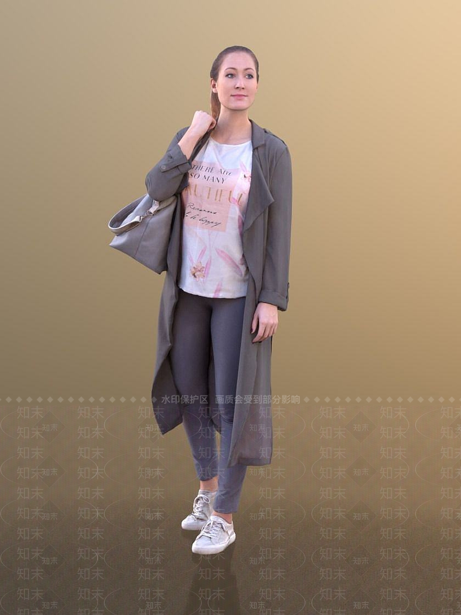 现代休闲人物3D模型下载【ID:1191759503】