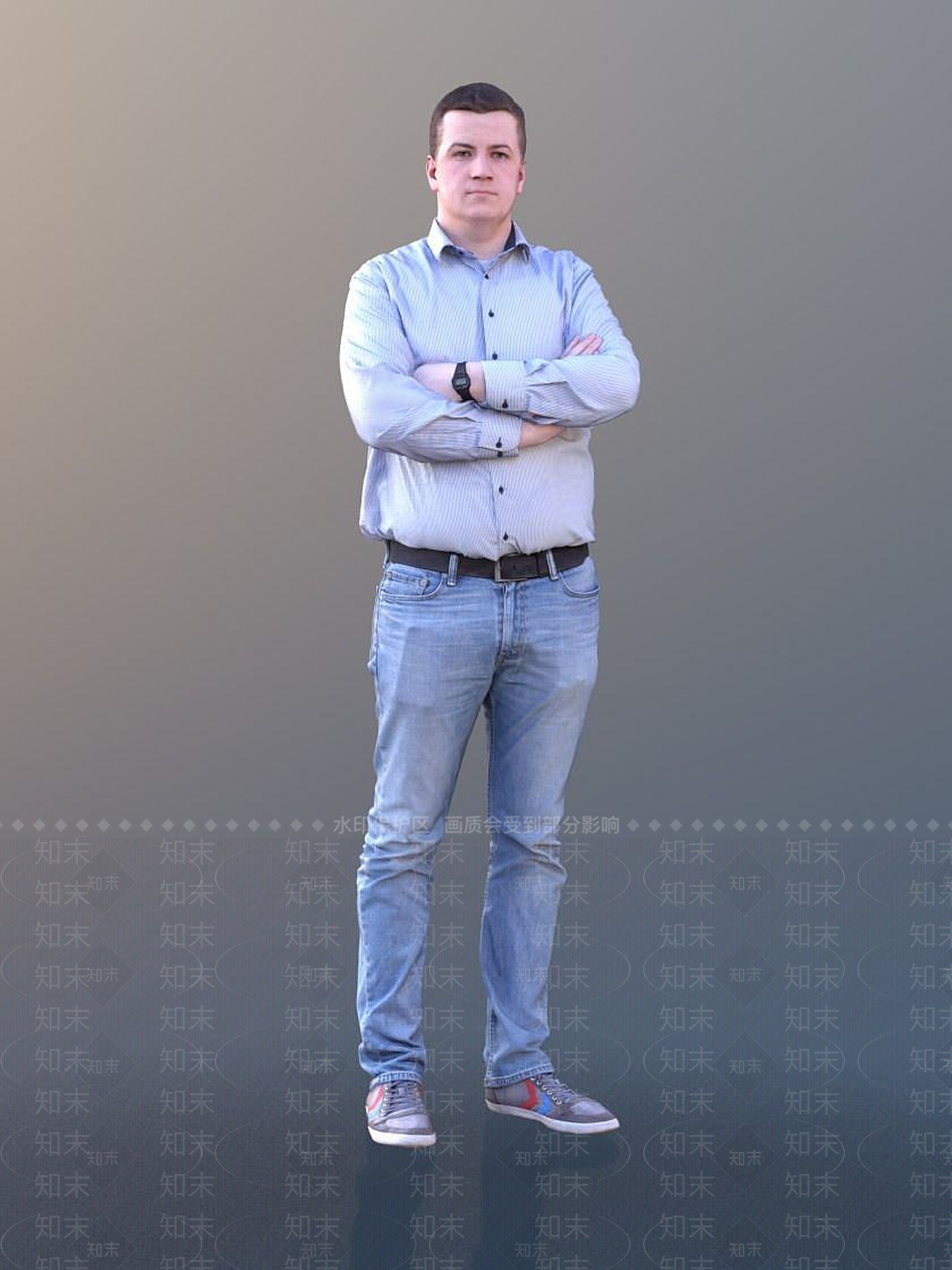 现代休闲人物3D模型下载【ID:1191759733】