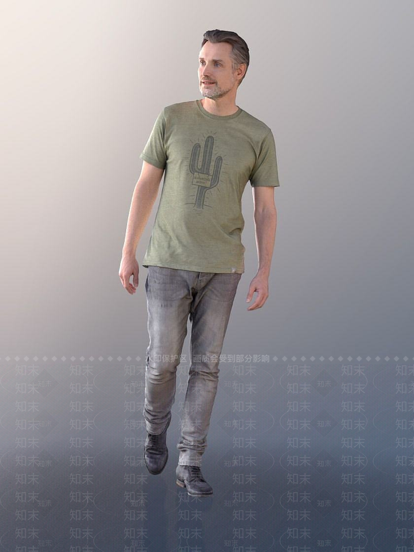 现代休闲人物3D模型下载【ID:1191759747】