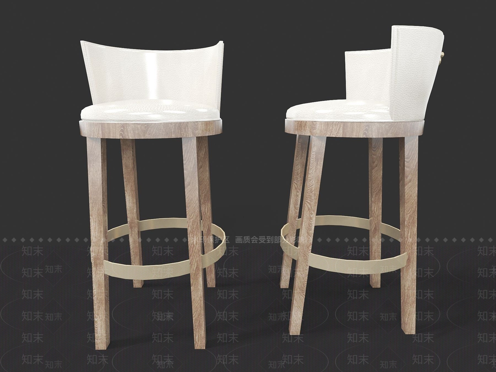 现代吧椅3D模型下载【ID:1191761077】