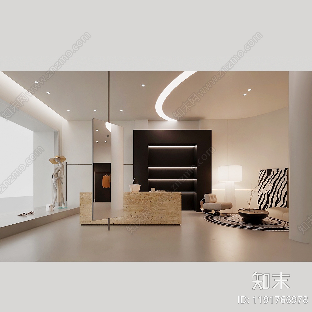 现代其他商业空间3D模型下载【ID:1215104612】