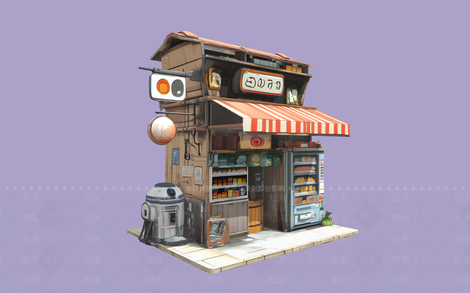 现代艺术风格建筑3D模型下载【ID:1191763840】