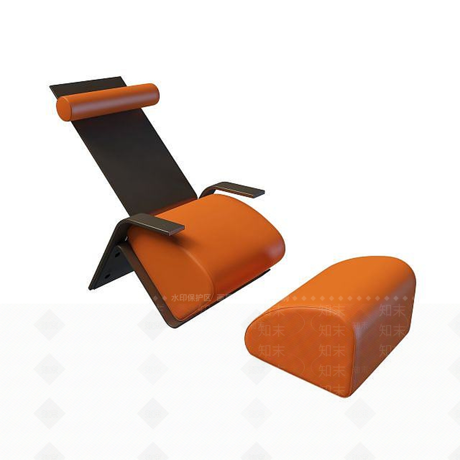 现代双人沙发3D模型下载【ID:1199361847】